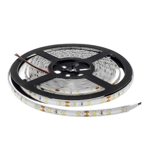 LED szalag (SMD 3528) - 60 LED/m, 5 Lum/LED, zselés méretre vágva