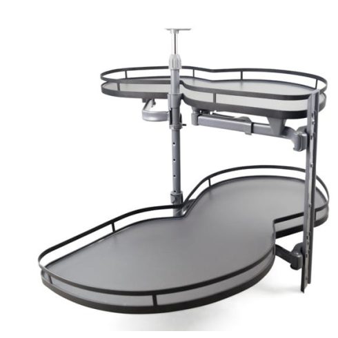 ATM SUPLIMO WB-425  kihúzható sarokszekrény vasalat, P1 fehér, 1000  mm, balos