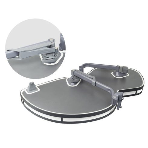 ATM SUPLIMO WB-425  kihúzható sarokszekrény vasalat, P1 fehér, 1000  mm, balos