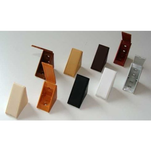 Műanyag polcrögzítő egy furatos