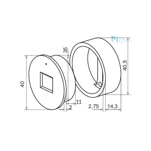 SLA04 vezeték nélküli PIR kapcsoló, vevő egység nélkül