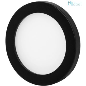   SLL05CCT LED lámpa,kerek D-94, fekete, 2700-6500K állítható színhőmérséklet, 4W