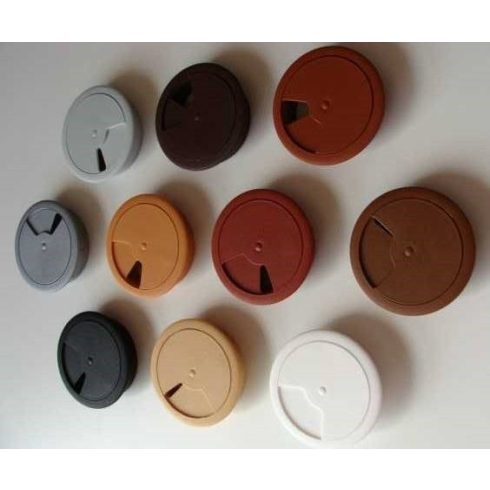 Kábelkivezető (60 mm átmérő) - juhar