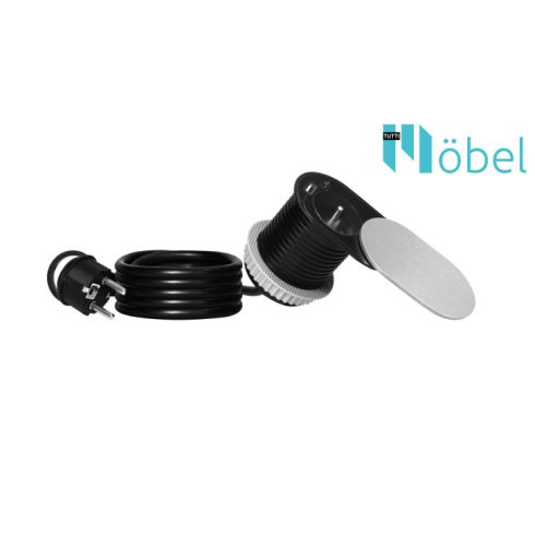 Pultba építhető konnektor, 1× szabványos hálózati aljzat, 1× USB-A, 1× USB-C csatlakozóval, 9042(GS)G