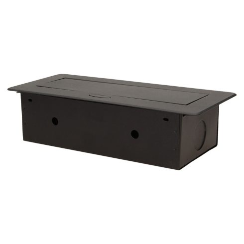 Asztallapba építhető konnektor+ USB - fekete