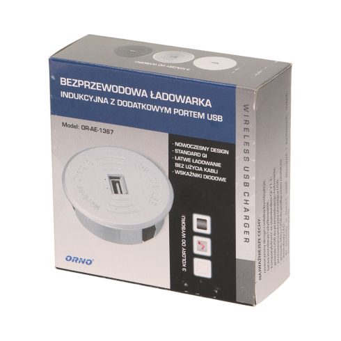 Vezeték nélküli mobiltelefon töltő, USB csatlakozóval