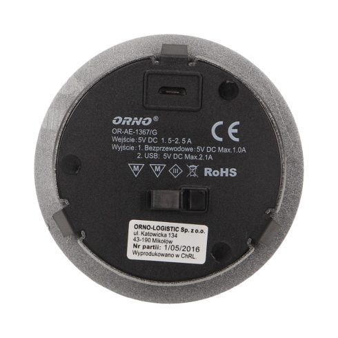 Vezeték nélküli mobiltelefon töltő, USB csatlakozóval