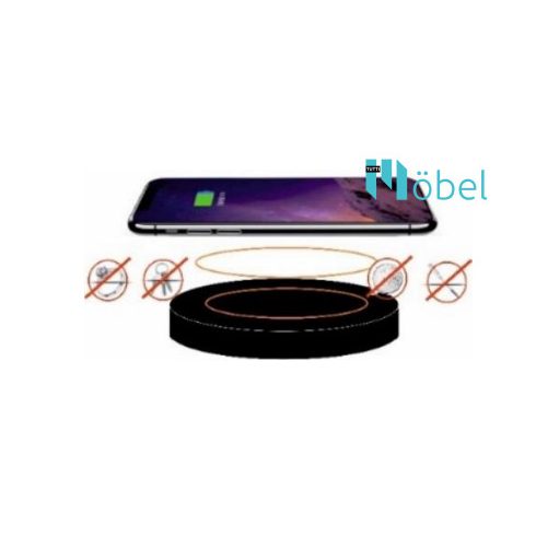 Asztallapba építhető konnektor vezeték nélküli töltéshez,l GM9028(GS), fekete, 1 konnektor + USB-A + USB-C (Magyar szabv.) 