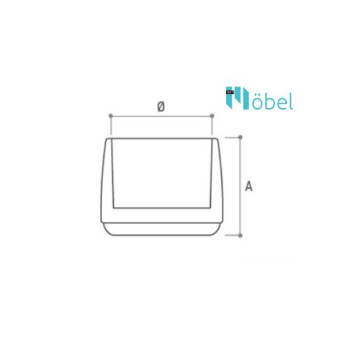 Átlátszó széklábkupak – 18 mm