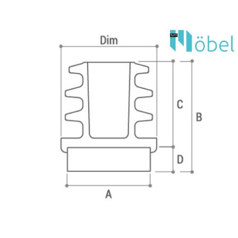 Székláb végdugó filccel