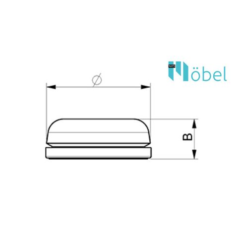 Öntapadós bútorcsúszka – gyapjúfilccel 