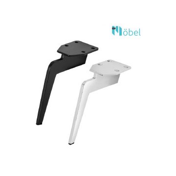 SL007 kanapé láb - 17 cm, matt fekete