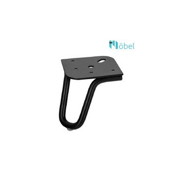 SL009 kanapé láb - 10 cm, matt fekete