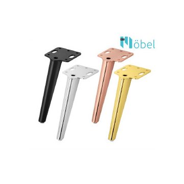 SL020 kanapé láb - 15,5 cm, matt fekete