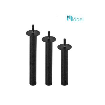 SL034 kanapé láb - 10 cm, matt fekete