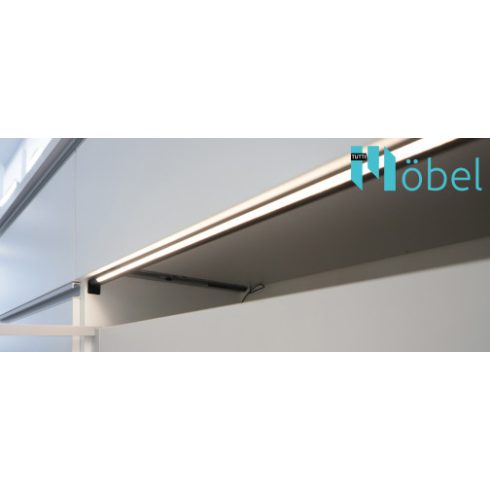 MAGNETA LED mágneses felszerelésű lámpa, vezetékkel, ajtónyitáshoz, fekete