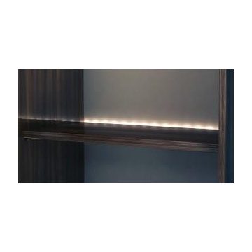 Polcvilágító LED, 4-10 mm-es üveghez, két irányú