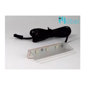 Üvegpolcvilágító LED 4-10 mm üveghez 