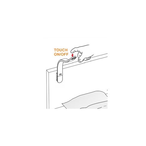 SILKA USB LED lámpa Fekete, természetes fehér