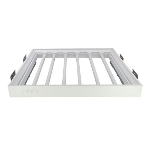 WB-662 Gardrób Nadrágtartó, fehér, 900 mm