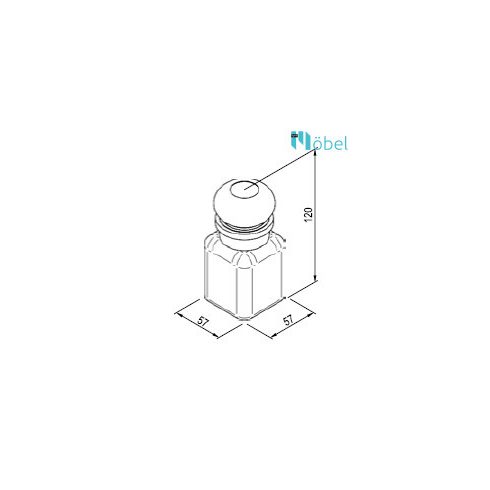 REJS fűszertartó 3 db, átlátszó
