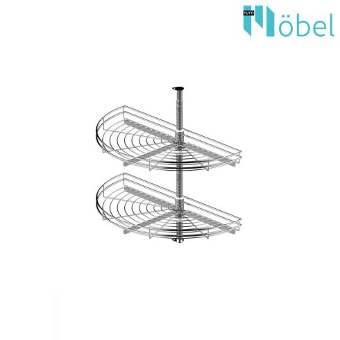 REJS VARIANTLine NOVA forgó kosár, 1/2 D-820 mm, króm 