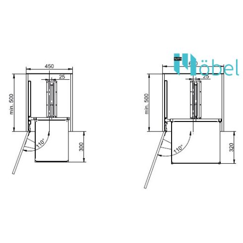 REJS MAXIMA SPACE kamravasalat, 5 polc, 1700 mm