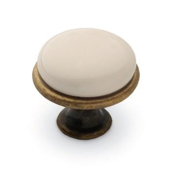 Porțelan se introduce butonul mânere